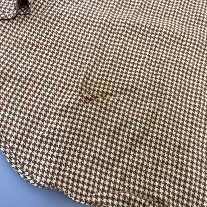 【中古品】【メンズ】 Polo by Ralph Lauren ポロバイラルフローレン L/S SHIRT ロングスリーブ シャツ 長袖 千鳥格子 146-260713-as-20-izu サイズ：M カラー：ベージュ×ブラウン 万代Net店