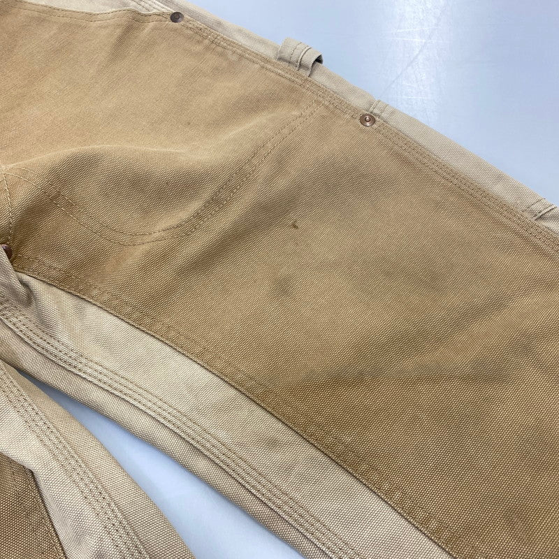 【中古品】【メンズ】 KOJIMA GENES 児島ジーンズ DUCK DOUBLE KNEE PAINTER PANTS ダック ダブルニー ペインターパンツ 156-260708-as-03-izu サイズ：30 カラー：ベージュ 万代Net店