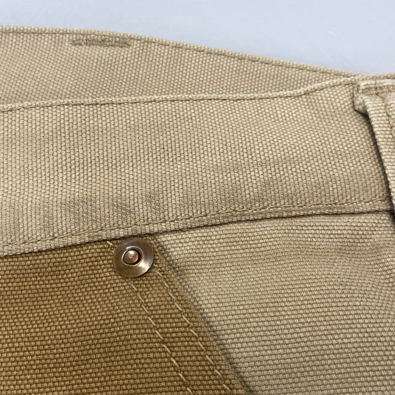 【中古品】【メンズ】 KOJIMA GENES 児島ジーンズ DUCK DOUBLE KNEE PAINTER PANTS ダック ダブルニー ペインターパンツ 156-260708-as-03-izu サイズ：30 カラー：ベージュ 万代Net店