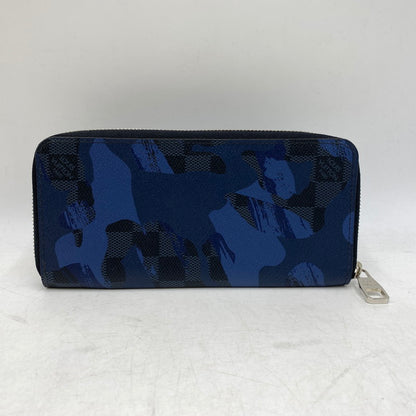 【中古品】【メンズ/レディース】 LOUIS VUITTON ルイ・ヴィトン N63293 CA1176 ダミエ コバルトカモフラージュ ヴェルティカルト ジッピーウォレット 長財布 179-260709-kh-06-izu カラー：ブルー系 万代Net店
