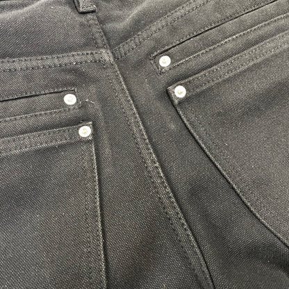 【中古品】【メンズ】 ASAPMODE エイサップモード STACKED CANVAS WIDE-LEG PANTS スタックド キャンバス ワイドレッグ パンツ ズボン ボトムス 153-260709-ya-06-izu サイズ：M カラー：ブラック 万代Net店