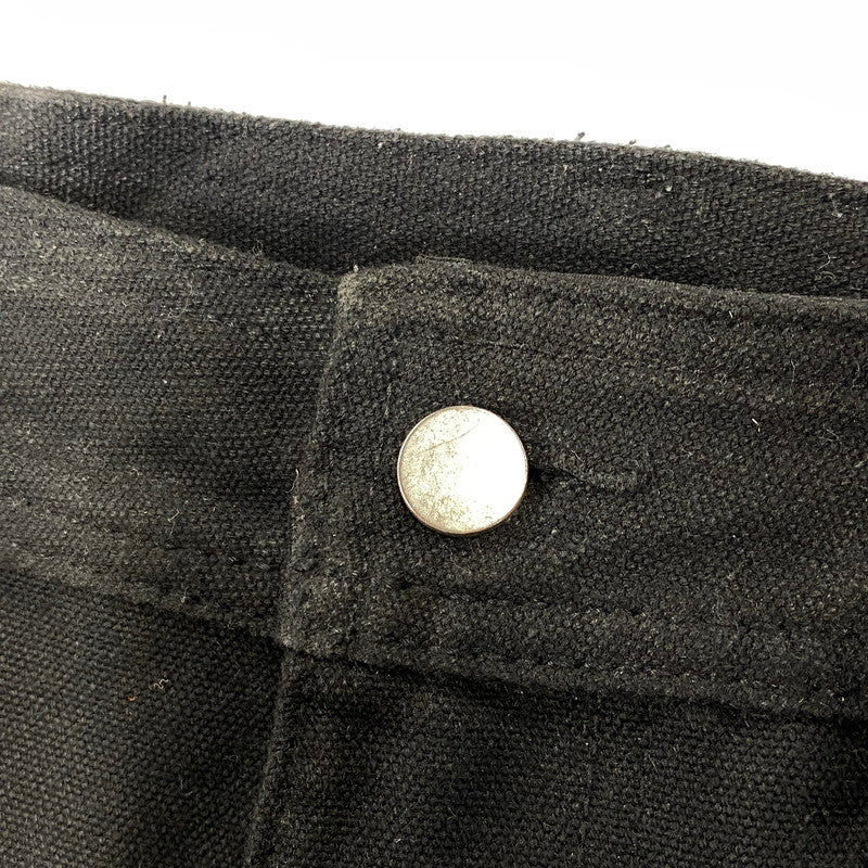 【中古品】【メンズ】 ASAPMODE エイサップモード STACKED CANVAS WIDE-LEG PANTS スタックド キャンバス ワイドレッグ パンツ ズボン ボトムス 153-260709-ya-06-izu サイズ：M カラー：ブラック 万代Net店