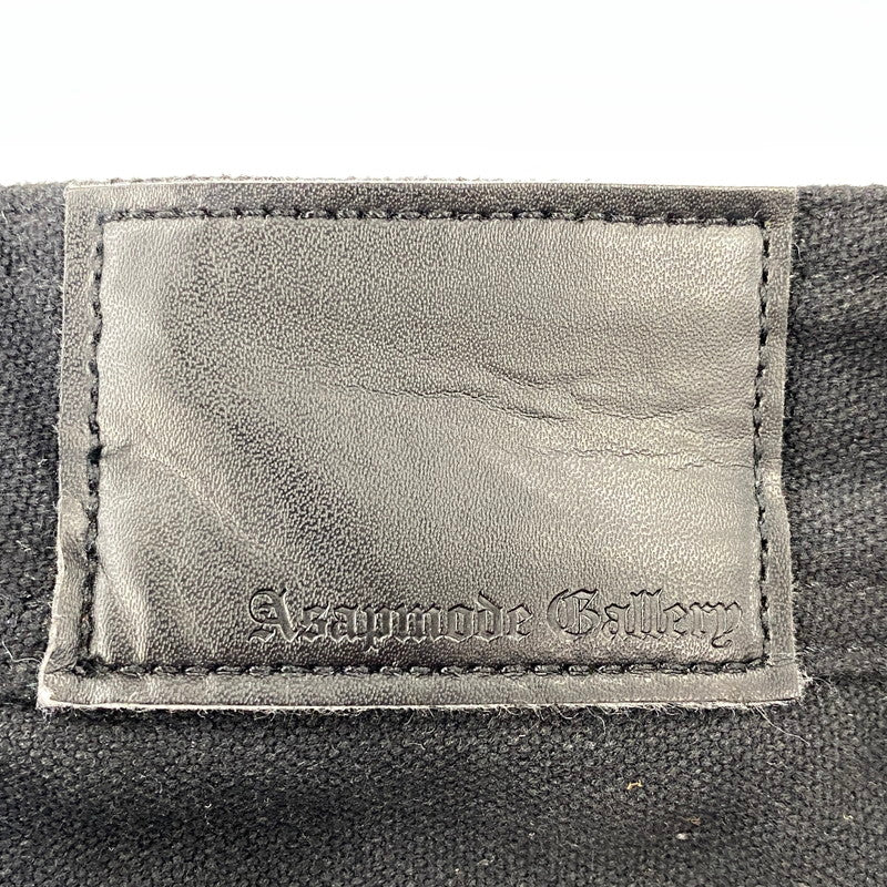 【中古品】【メンズ】 ASAPMODE エイサップモード STACKED CANVAS WIDE-LEG PANTS スタックド キャンバス ワイドレッグ パンツ ズボン ボトムス 153-260709-ya-06-izu サイズ：M カラー：ブラック 万代Net店