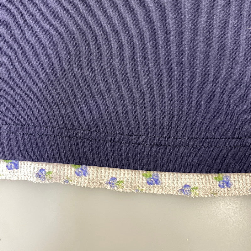 【中古品】【メンズ】 TTT MSW TTT-CT-005 FAKE LAYERED FRUITS THERMAL LONG SLEEVE TEE フェイク レイヤード フルーツ サーマル ロング スリーブ Tシャツ トップス 長袖 142-260709-ya-01-izu サイズ：L カラー：ネイビー 万代Net店