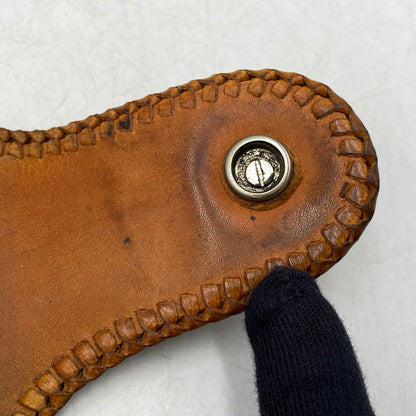 【中古品】【メンズ/レディース】 SAAD サード TURQUOISE CONCHO LEATHER LONG WALLET ターコイズ コンチョ レザー ロング ウォレット 財布 200-260709-kh-05-izu カラー：ブラウン 万代Net店