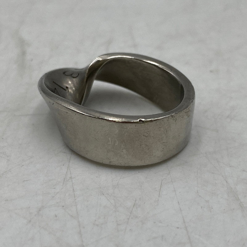 【中古品】【メンズ/レディース】 MAISON MARGIELA メゾン マルジェラ 925 2658 AR ツイスト ナンバー リング 指輪 アクセサリー 182-260711-as-05-izu サイズ：表記1 カラー：シルバー 万代Net店