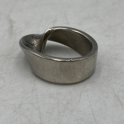 【中古品】【メンズ/レディース】 MAISON MARGIELA メゾン マルジェラ 925 2658 AR ツイスト ナンバー リング 指輪 アクセサリー 182-260711-as-05-izu サイズ：表記1 カラー：シルバー 万代Net店