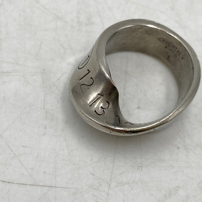 【中古品】【メンズ/レディース】 MAISON MARGIELA メゾン マルジェラ 925 2658 AR ツイスト ナンバー リング 指輪 アクセサリー 182-260711-as-05-izu サイズ：表記1 カラー：シルバー 万代Net店
