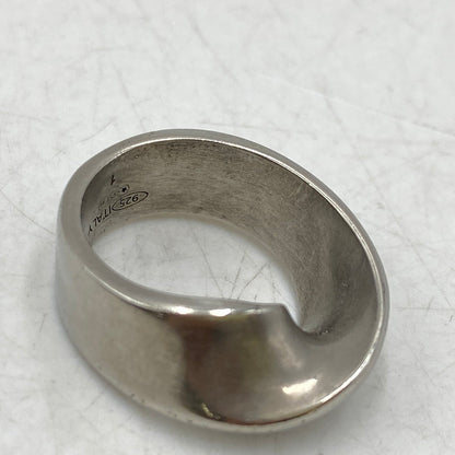 【中古品】【メンズ/レディース】 MAISON MARGIELA メゾン マルジェラ 925 2658 AR ツイスト ナンバー リング 指輪 アクセサリー 182-260711-as-05-izu サイズ：表記1 カラー：シルバー 万代Net店