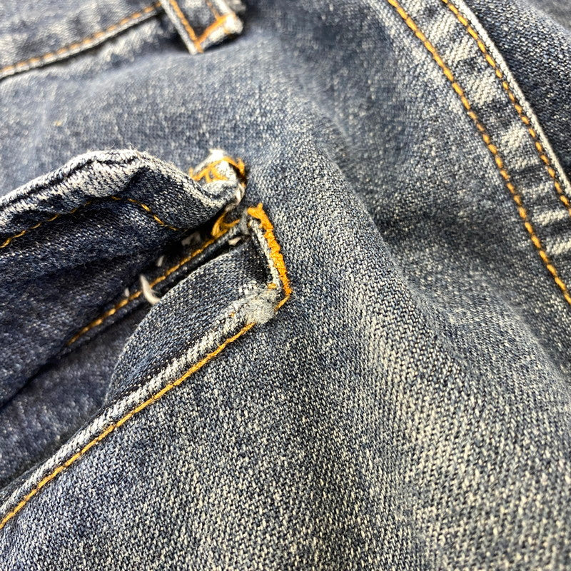 【中古品】【メンズ】 OLD STUSSY オールドステューシー WORK GEAR ワークギア 90S DENIM CARGO HALF PANTS デニム カーゴ ハーフ パンツ ボトムス 153-260709-ya-05-izu サイズ：32 カラー：インディゴ 万代Net店