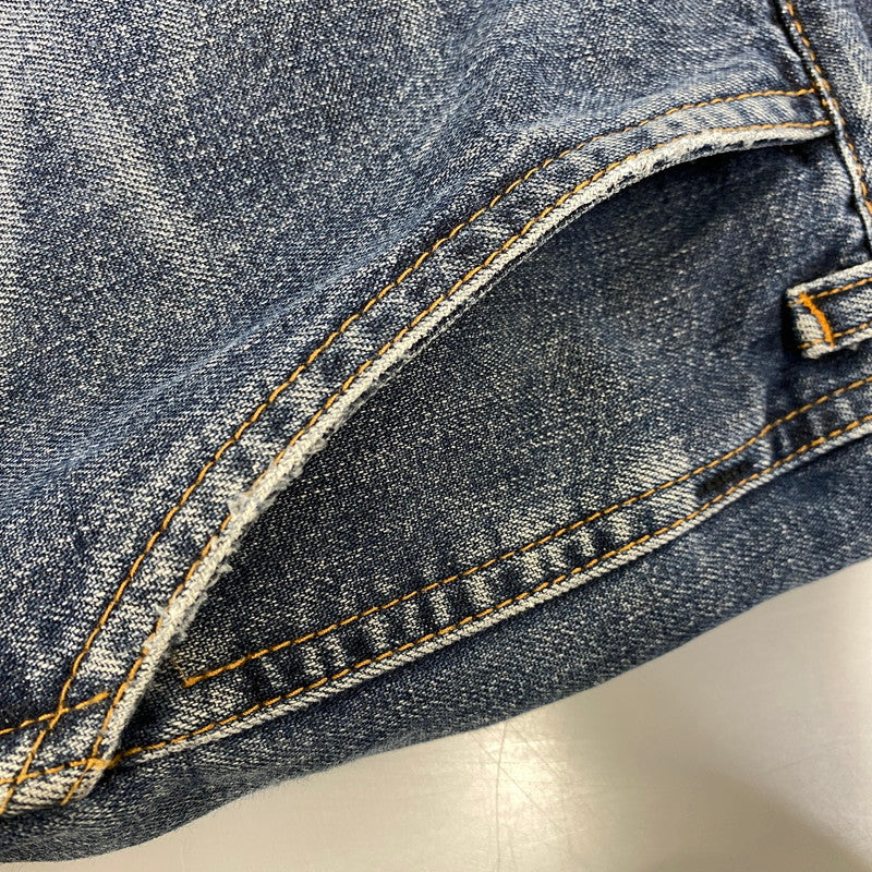 【中古品】【メンズ】 OLD STUSSY オールドステューシー WORK GEAR ワークギア 90S DENIM CARGO HALF PANTS デニム カーゴ ハーフ パンツ ボトムス 153-260709-ya-05-izu サイズ：32 カラー：インディゴ 万代Net店