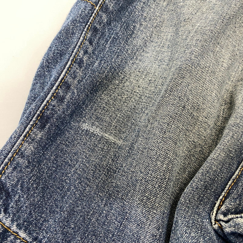 【中古品】【メンズ】 OLD STUSSY オールドステューシー WORK GEAR ワークギア 90S DENIM CARGO HALF PANTS デニム カーゴ ハーフ パンツ ボトムス 153-260709-ya-05-izu サイズ：32 カラー：インディゴ 万代Net店