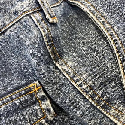 【中古品】【メンズ】 OLD STUSSY オールドステューシー WORK GEAR ワークギア 90S DENIM CARGO HALF PANTS デニム カーゴ ハーフ パンツ ボトムス 153-260709-ya-05-izu サイズ：32 カラー：インディゴ 万代Net店