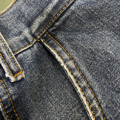 【中古品】【メンズ】 OLD STUSSY オールドステューシー WORK GEAR ワークギア 90S DENIM CARGO HALF PANTS デニム カーゴ ハーフ パンツ ボトムス 153-260709-ya-05-izu サイズ：32 カラー：インディゴ 万代Net店
