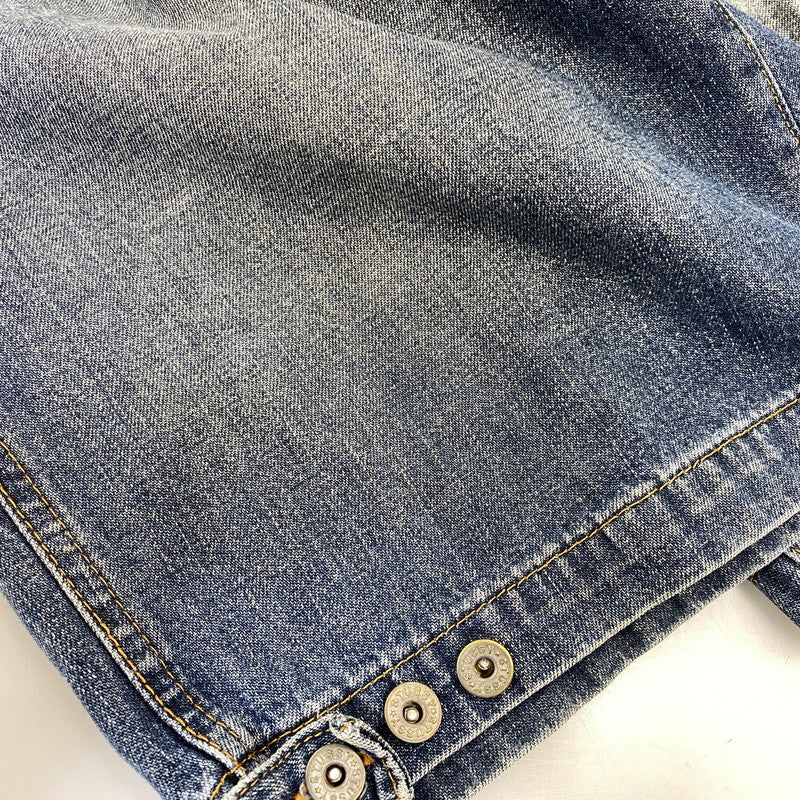【中古品】【メンズ】 OLD STUSSY オールドステューシー WORK GEAR ワークギア 90S DENIM CARGO HALF PANTS デニム カーゴ ハーフ パンツ ボトムス 153-260709-ya-05-izu サイズ：32 カラー：インディゴ 万代Net店