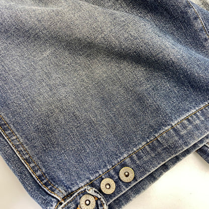 【中古品】【メンズ】 OLD STUSSY オールドステューシー WORK GEAR ワークギア 90S DENIM CARGO HALF PANTS デニム カーゴ ハーフ パンツ ボトムス 153-260709-ya-05-izu サイズ：32 カラー：インディゴ 万代Net店