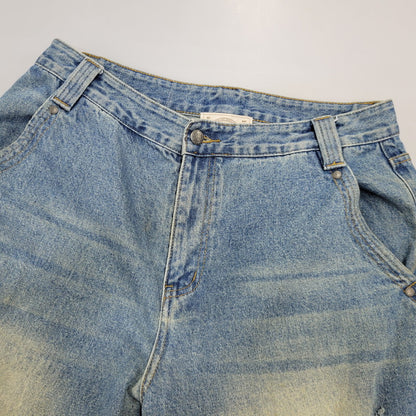 【中古品】【メンズ】 MASONPRINCE メイソンプリンス × THE GOD PARTICLE セミワイド ダメージ加工 デニムパンツ ジーンズ 158-260713-as-31-izu サイズ：4 カラー：インディゴ 万代Net店