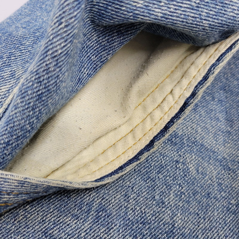 【中古品】【メンズ】 MASONPRINCE メイソンプリンス × THE GOD PARTICLE セミワイド ダメージ加工 デニムパンツ ジーンズ 158-260713-as-31-izu サイズ：4 カラー：インディゴ 万代Net店