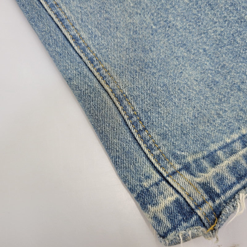【中古品】【メンズ】 MASONPRINCE メイソンプリンス × THE GOD PARTICLE セミワイド ダメージ加工 デニムパンツ ジーンズ 158-260713-as-31-izu サイズ：4 カラー：インディゴ 万代Net店