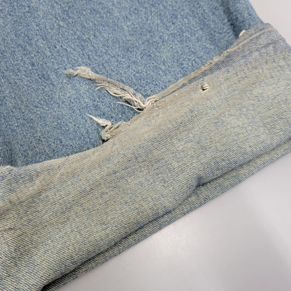 【中古品】【メンズ】 MASONPRINCE メイソンプリンス × THE GOD PARTICLE セミワイド ダメージ加工 デニムパンツ ジーンズ 158-260713-as-31-izu サイズ：4 カラー：インディゴ 万代Net店