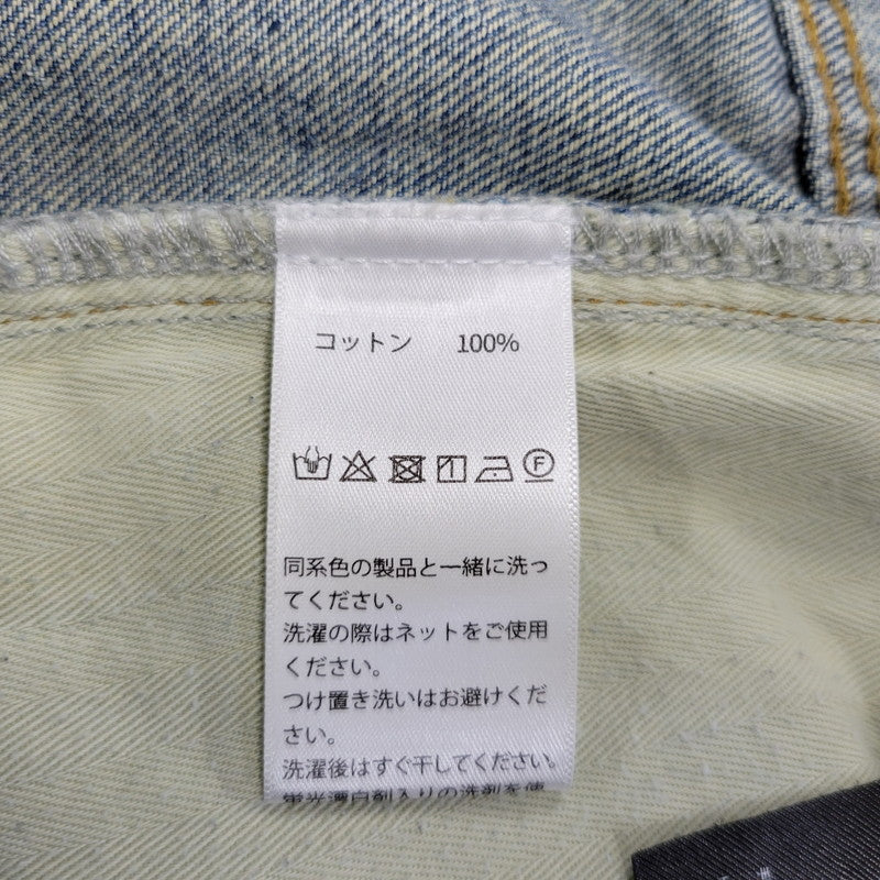 【中古品】【メンズ】 MASONPRINCE メイソンプリンス × THE GOD PARTICLE セミワイド ダメージ加工 デニムパンツ ジーンズ 158-260713-as-31-izu サイズ：4 カラー：インディゴ 万代Net店