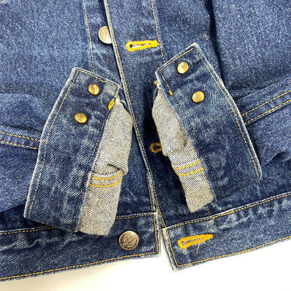 【中古品】【メンズ】 HARLEY-DAVIDSON ハーレーダビッドソン 90S H.D.C. CORP PATCH DENIM TRACKER JACKET エイチディーシー コープ パッチ デニム トラッカージャケット アウター 146-260709-ya-03-izu サイズ：L カラー：インディゴ 万代Net店