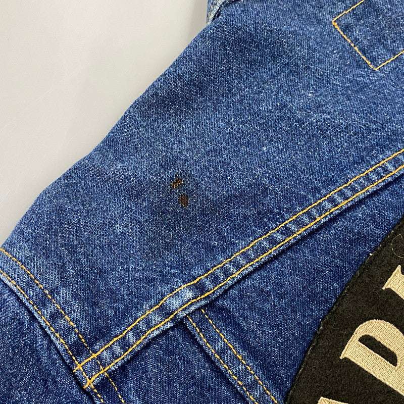 【中古品】【メンズ】 HARLEY-DAVIDSON ハーレーダビッドソン 90S H.D.C. CORP PATCH DENIM TRACKER JACKET エイチディーシー コープ パッチ デニム トラッカージャケット アウター 146-260709-ya-03-izu サイズ：L カラー：インディゴ 万代Net店