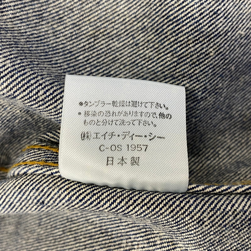 【中古品】【メンズ】 HARLEY-DAVIDSON ハーレーダビッドソン 90S H.D.C. CORP PATCH DENIM TRACKER JACKET エイチディーシー コープ パッチ デニム トラッカージャケット アウター 146-260709-ya-03-izu サイズ：L カラー：インディゴ 万代Net店