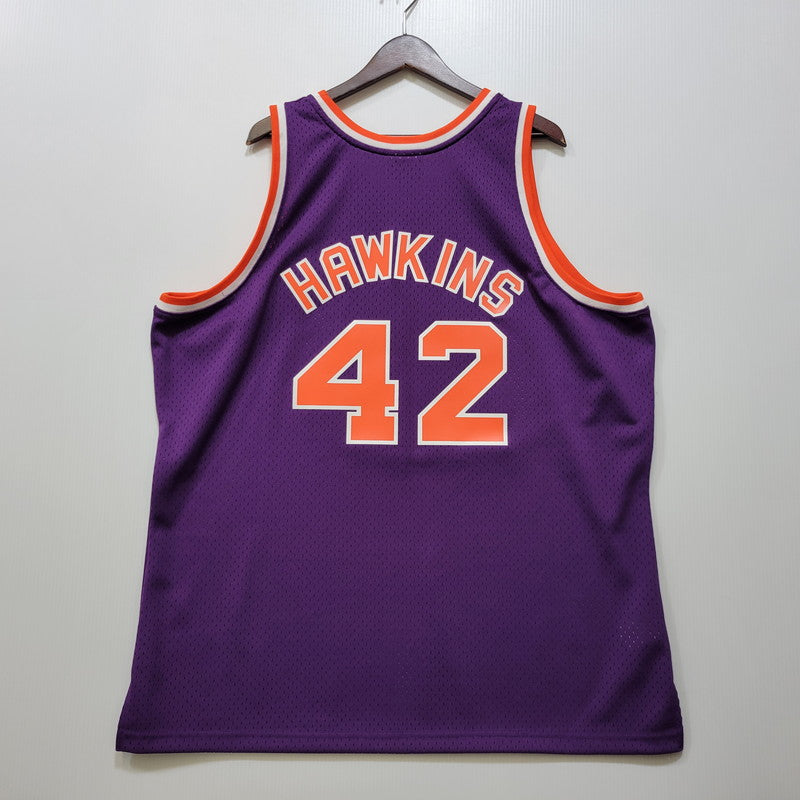 【中古美品】【メンズ】 MITCHELL & NESS ミッチェルアンドネス HARDWOOD CLASSICS NBA REPLICA UNIFORM CONNIE HAWKINS #42 レプリカユニフォーム 142-260715-as-05-izu サイズ：2XL カラー：パープル 万代Net店