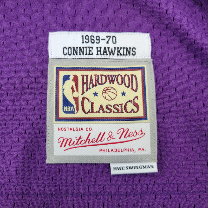 【中古美品】【メンズ】 MITCHELL & NESS ミッチェルアンドネス HARDWOOD CLASSICS NBA REPLICA UNIFORM CONNIE HAWKINS #42 レプリカユニフォーム 142-260715-as-05-izu サイズ：2XL カラー：パープル 万代Net店