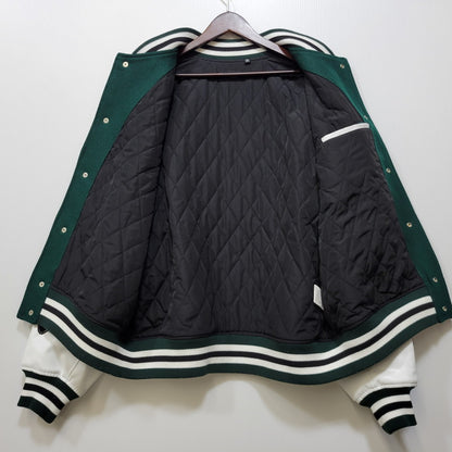 【中古品】【メンズ】 XLARGE エクストララージ OG LOGO VARSITY JACKET 101224021007 OGロゴ バーシティジャケット 142-260713-as-30-izu サイズ：L カラー：グリーン 万代Net店