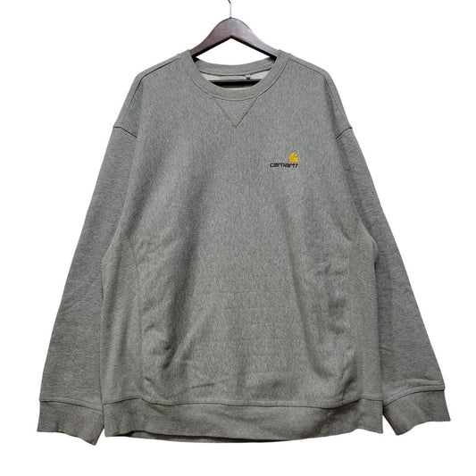 【中古品】【メンズ】 CARHARTT WIP カーハートダブリューアイピー AMERICAN SCRIPT SWEATSHIRT I025475 アメリカンスクリプト スウェット トレーナー 142-260713-as-29-izu サイズ：XL カラー：グレー 万代Net店