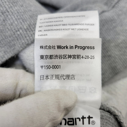 【中古品】【メンズ】 CARHARTT WIP カーハートダブリューアイピー AMERICAN SCRIPT SWEATSHIRT I025475 アメリカンスクリプト スウェット トレーナー 142-260713-as-29-izu サイズ：XL カラー：グレー 万代Net店