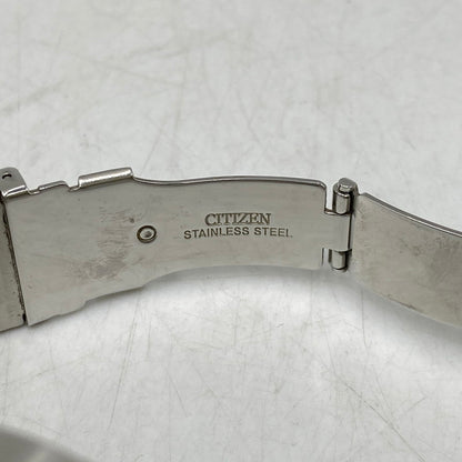 【中古品】【メンズ/レディース】 CITIZEN シチズン ECO-DRIVE H145-S073553 エコドライブ アナログ 電波ソーラー 腕時計 197-260711-as-20-izu カラー：シルバー×ブラック 万代Net店