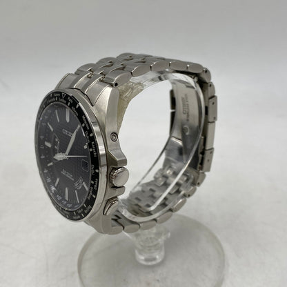 【中古品】【メンズ/レディース】 CITIZEN シチズン ECO-DRIVE H145-S073553 エコドライブ アナログ 電波ソーラー 腕時計 197-260711-as-20-izu カラー：シルバー×ブラック 万代Net店