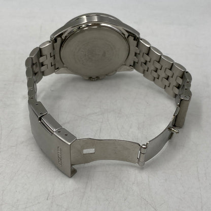 【中古品】【メンズ/レディース】 CITIZEN シチズン ECO-DRIVE H145-S073553 エコドライブ アナログ 電波ソーラー 腕時計 197-260711-as-20-izu カラー：シルバー×ブラック 万代Net店