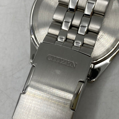 【中古品】【メンズ/レディース】 CITIZEN シチズン ECO-DRIVE H145-S073553 エコドライブ アナログ 電波ソーラー 腕時計 197-260711-as-20-izu カラー：シルバー×ブラック 万代Net店