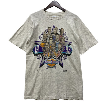 【中古品】【メンズ】 SALEM SPORTSWEAR サレム スポーツウェア USA製 両シングル 90S 1993 NBA ALL-STAR WEEKEND オールスター ウィークエンド ウェア SS TEE ショートスリーブ Tシャツ トップス 半袖 146-260709-ya-02-izu サイズ：M カラー：アッシュグレー 万代Net店