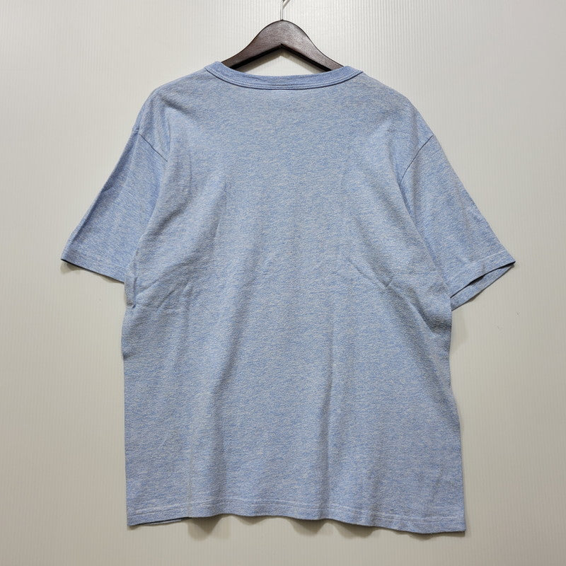 【中古品】【メンズ】 Champion チャンピオン NOTRE DAME SS TEE ノートルダム ショートスリーブ Tシャツ 半袖 刺繍青タグ 146-260713-as-28-izu サイズ：M カラー：ライトブルー 万代Net店
