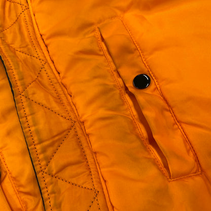 【中古品】【メンズ】 ALPHA INDUSTRIES アルファ インダストリーズ 615-37901 MA-1 FLIGHT JACKET フライト ジャケット アウター 145-260709-ya-04-izu サイズ：XL カラー：ブラック×オレンジ 万代Net店