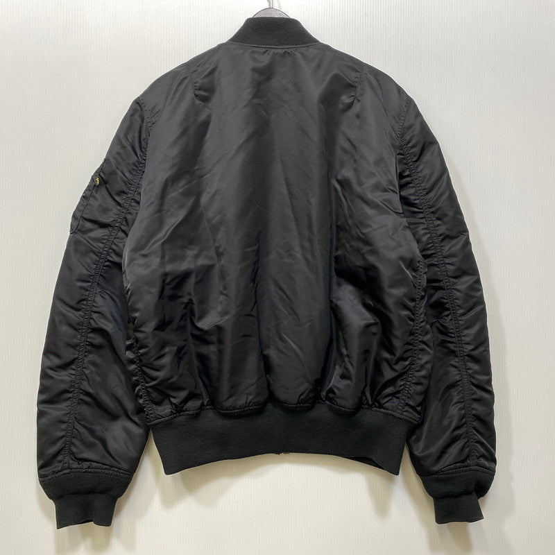 【中古品】【メンズ】 ALPHA INDUSTRIES アルファ インダストリーズ 615-37901 MA-1 FLIGHT JACKET フライト ジャケット アウター 145-260709-ya-04-izu サイズ：XL カラー：ブラック×オレンジ 万代Net店