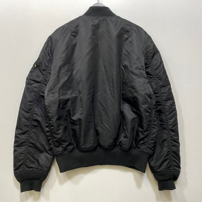 【中古品】【メンズ】 ALPHA INDUSTRIES アルファ インダストリーズ 615-37901 MA-1 FLIGHT JACKET フライト ジャケット アウター 145-260709-ya-04-izu サイズ：XL カラー：ブラック×オレンジ 万代Net店