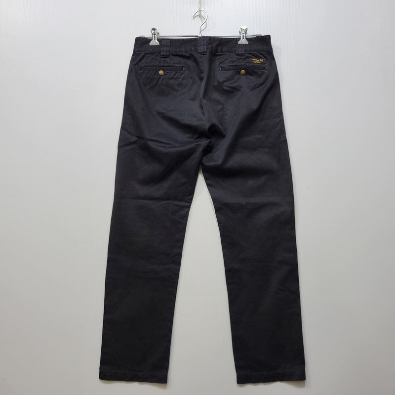 【中古品】【メンズ】 NEIGHBORHOOD ネイバーフッド KENDALL NARROW CHINO PANTS 141ARNH-PTM03 ケンダルナロー チノパンツ 153-260715-as-09-izu サイズ：L カラー：ブラック 万代Net店