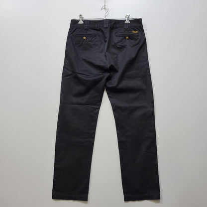 【中古品】【メンズ】 NEIGHBORHOOD ネイバーフッド KENDALL NARROW CHINO PANTS 141ARNH-PTM03 ケンダルナロー チノパンツ 153-260715-as-09-izu サイズ：L カラー：ブラック 万代Net店