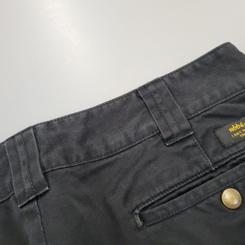 【中古品】【メンズ】 NEIGHBORHOOD ネイバーフッド KENDALL NARROW CHINO PANTS 141ARNH-PTM03 ケンダルナロー チノパンツ 153-260715-as-09-izu サイズ：L カラー：ブラック 万代Net店