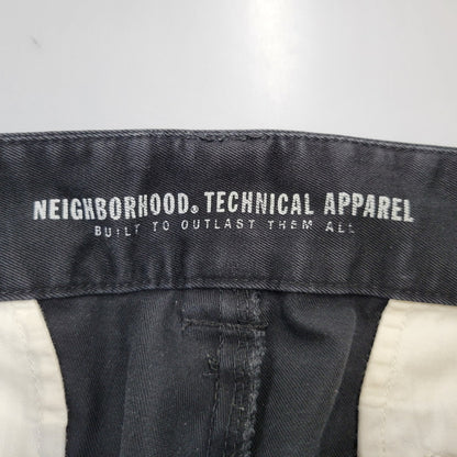 【中古品】【メンズ】 NEIGHBORHOOD ネイバーフッド KENDALL NARROW CHINO PANTS 141ARNH-PTM03 ケンダルナロー チノパンツ 153-260715-as-09-izu サイズ：L カラー：ブラック 万代Net店