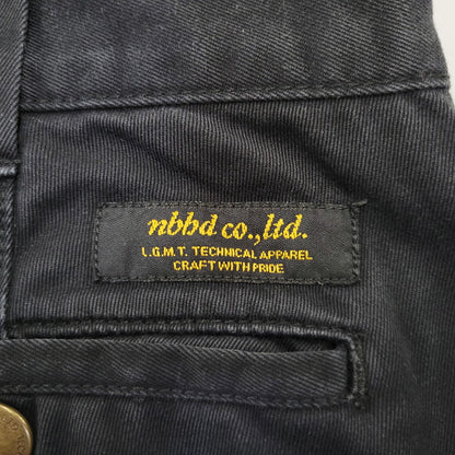 【中古品】【メンズ】 NEIGHBORHOOD ネイバーフッド KENDALL NARROW CHINO PANTS 141ARNH-PTM03 ケンダルナロー チノパンツ 153-260715-as-09-izu サイズ：L カラー：ブラック 万代Net店