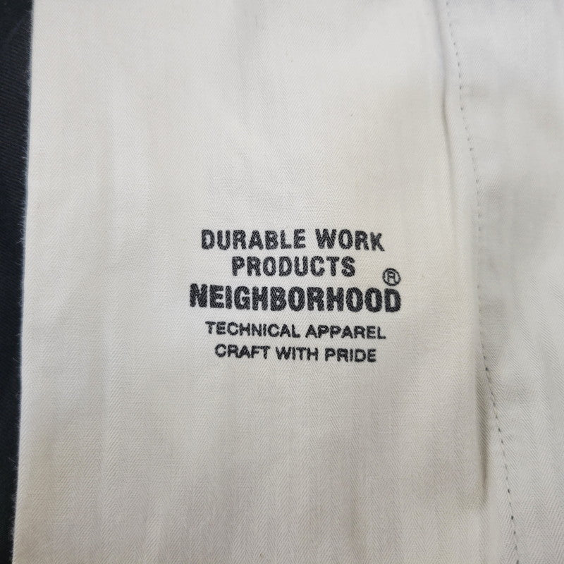 【中古品】【メンズ】 NEIGHBORHOOD ネイバーフッド KENDALL NARROW CHINO PANTS 141ARNH-PTM03 ケンダルナロー チノパンツ 153-260715-as-09-izu サイズ：L カラー：ブラック 万代Net店
