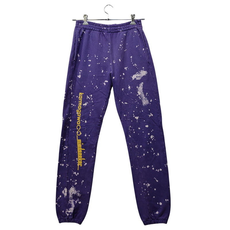 【中古品】【メンズ】 KARMAGAWA カラマグア × MINDSEEKER マインドシーカー BLEACH SWEAT PANTS ブリーチ スウェットパンツ 153-260715-as-10-izu サイズ：S/M カラー：パープル 万代Net店