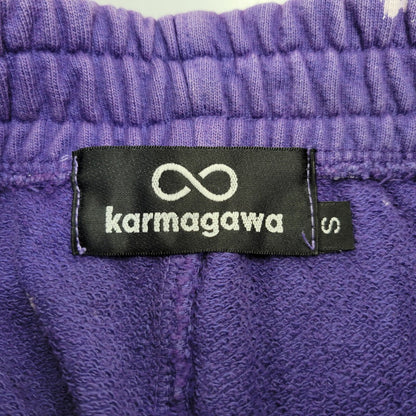 【中古品】【メンズ】 KARMAGAWA カラマグア × MINDSEEKER マインドシーカー BLEACH SWEAT PANTS ブリーチ スウェットパンツ 153-260715-as-10-izu サイズ：S/M カラー：パープル 万代Net店